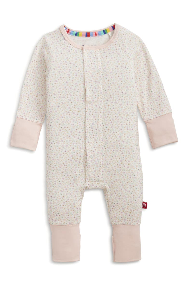 Kids' Bedford Floral Convertible Coverall, Main, color, WHITE