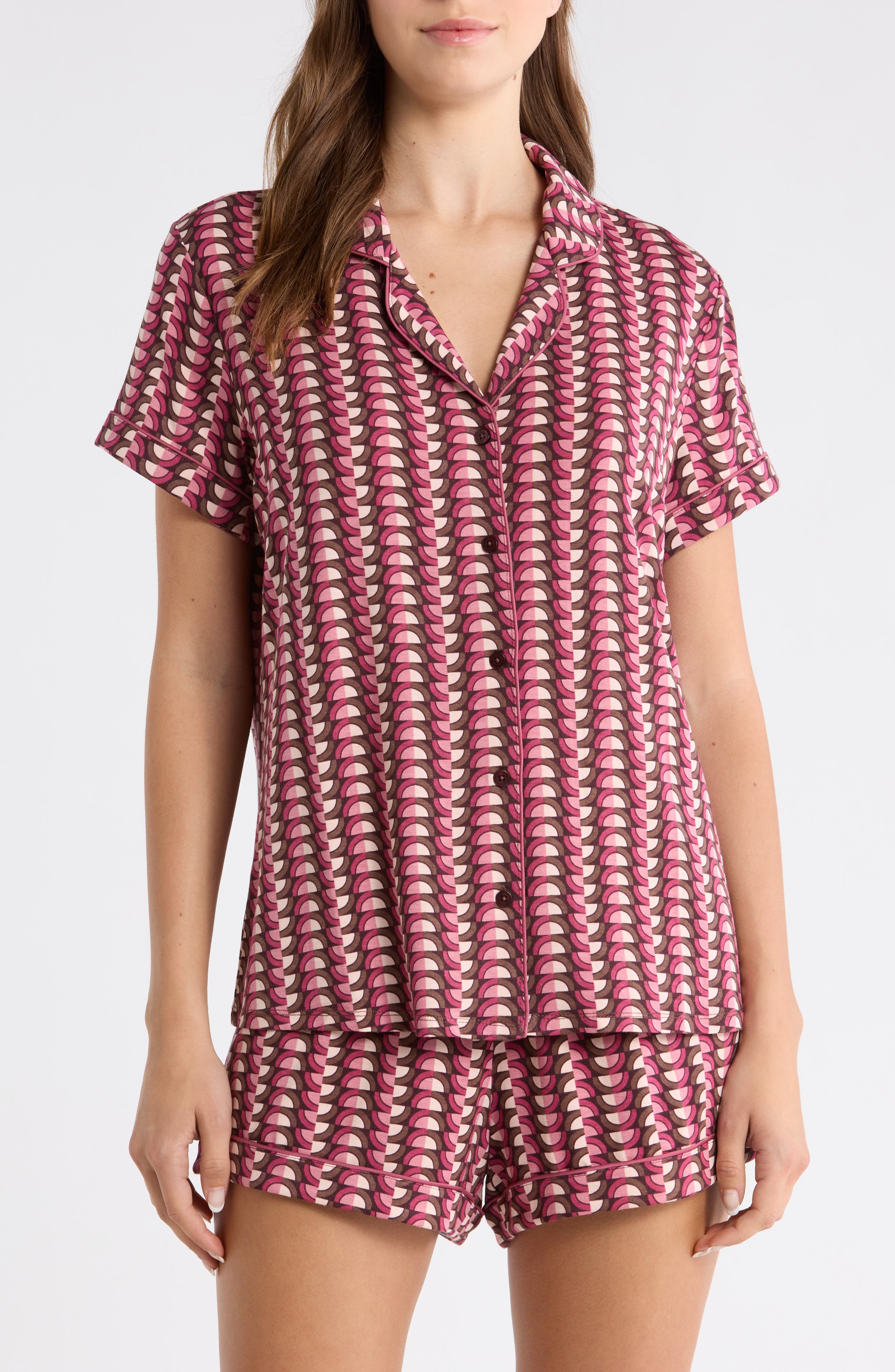 PINK- BROWN DOME LINES