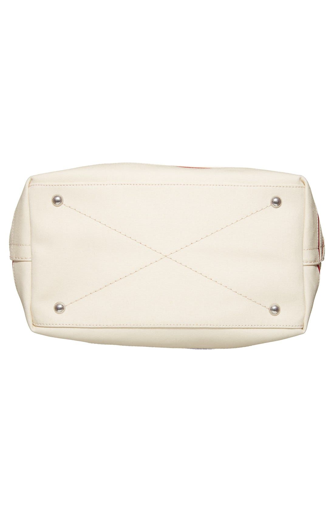 MARC BY MARC JACOBS 'St. Tropez' Canvas Beach Tote, Alternate, color, ECRU WITH BRETON RED