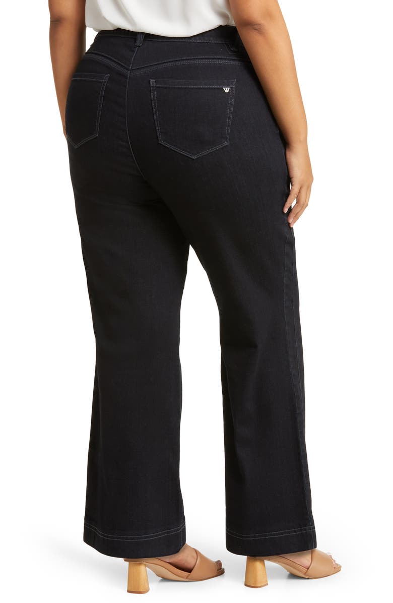 Wit & Wisdom 'Ab'Solution Skyrise High Waist Flare Jeans, Alternate, color, Indigo