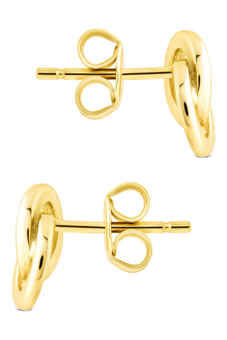Yardley Interlocking Circle Stud Earrings, Alternate, color, GOLD