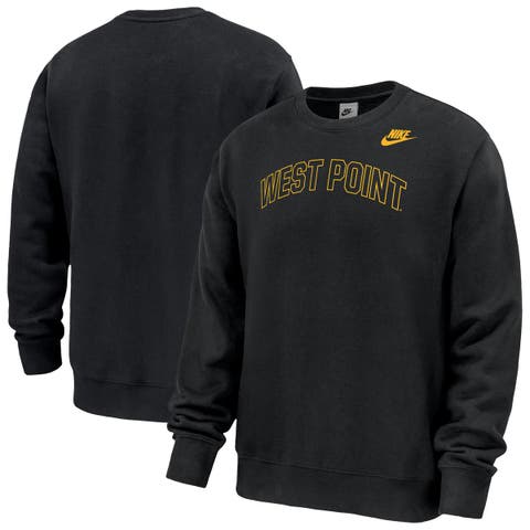 Men's Nike Black Army Black Knights 2026 West Point Classic Collection Club Fleece Sweatshirt
