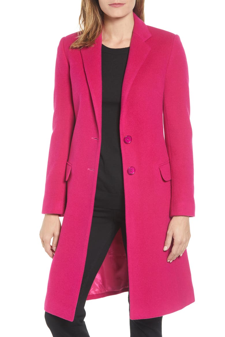 Charles Gray London College Coat, Main, color, FUCHSIA
