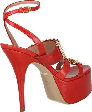 Logo Plaque Platform Sandal