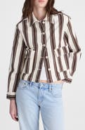 Madewell Stripe Crop Jacket