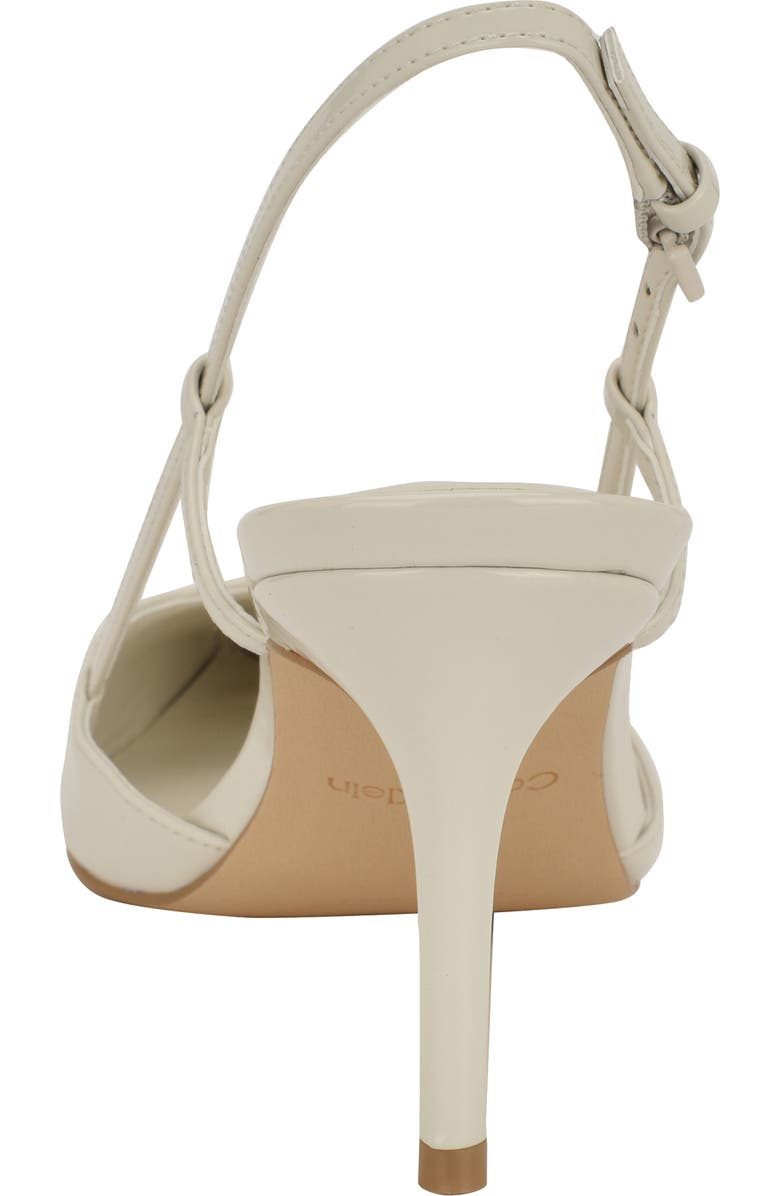 Calvin Klein Jesa Slingback Pointed Toe Pump, Alternate, color, Ivory
