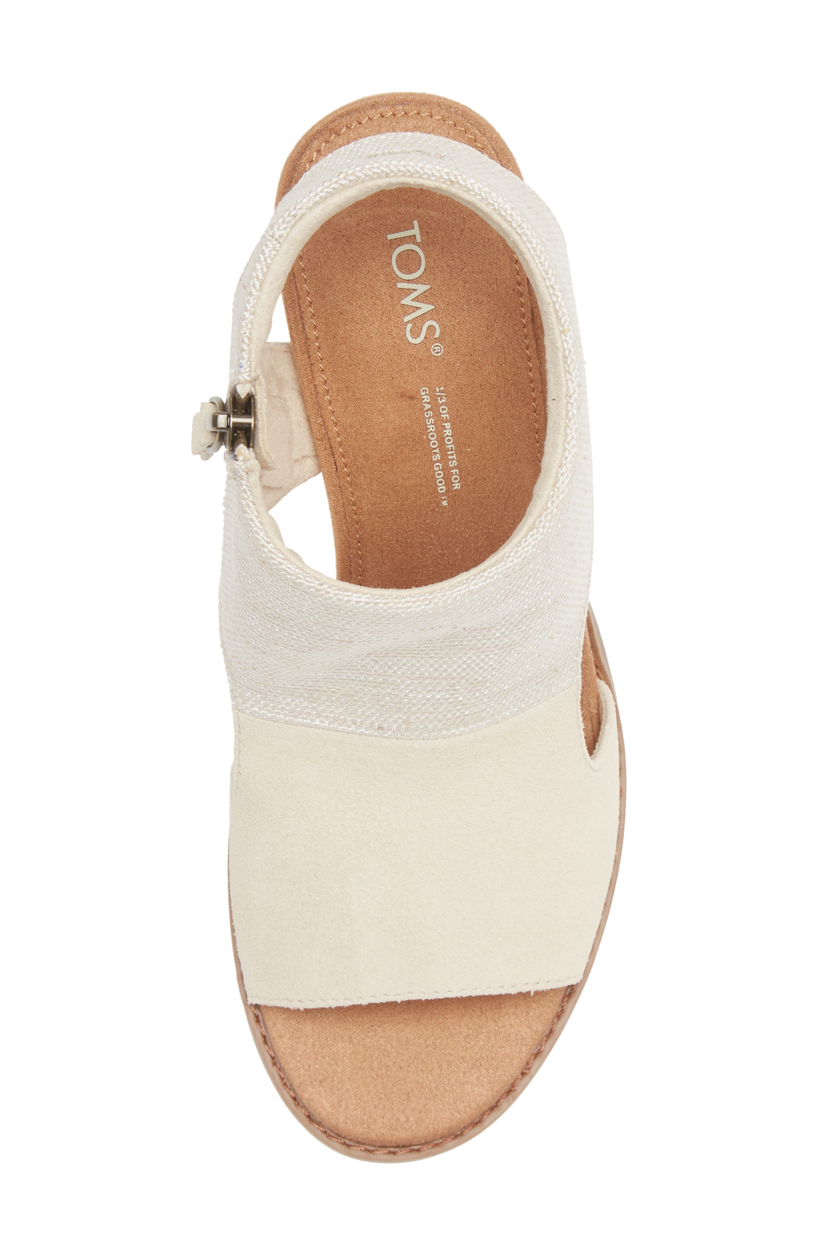 TOMS Eliana Cutout Sandal, Alternate, color, 