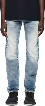 PURPLE BRAND Icon Distressed Straight Leg Jeans