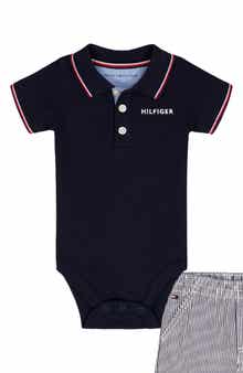Tommy Hilfiger Kids' Polo & Stripe Shorts Set