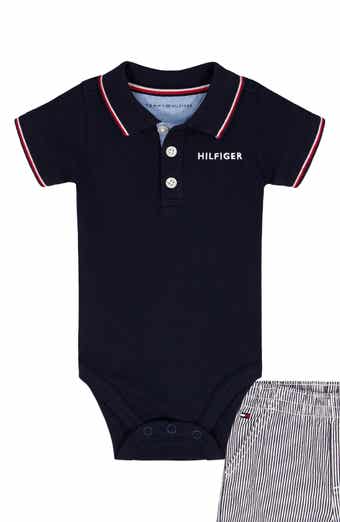 Tommy Hilfiger Kids' Polo & Stripe Shorts Set
