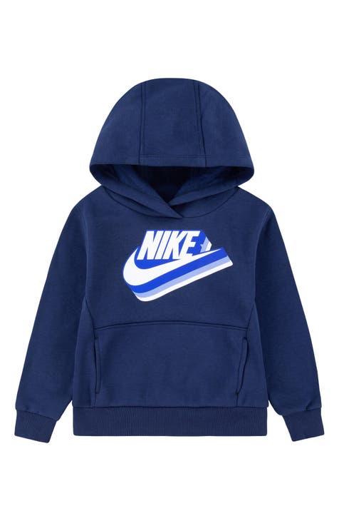 Kids' Swoosh Futura Graphic Print Hoodie (Toddler)