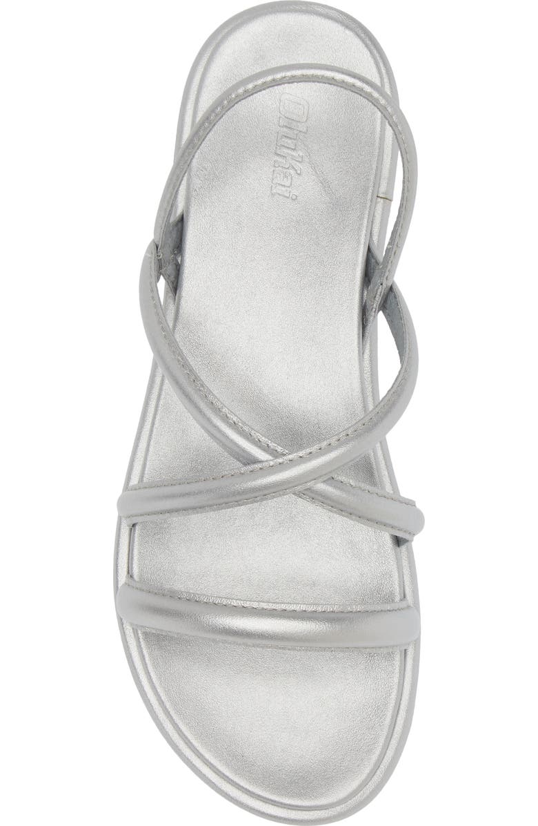OluKai Tiare Slingback Sandal, Alternate, color, Silver / Silver