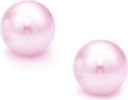 SUZY LEVIAN DIAMONDS Freshwater Pearl Stud Earrings