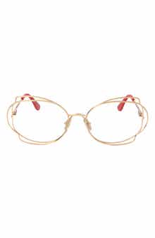 Marni 58mm Round Reading Glasses