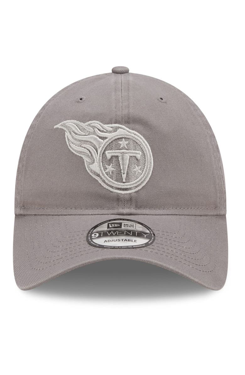 New Era Men's New Era Gray Tennessee Titans Core Classic 2.0 9TWENTY Adjustable Hat, Alternate, color, 