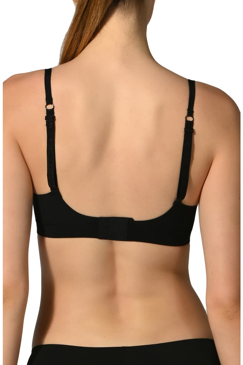 3W Underwire Bra, Alternate, color, BLACK