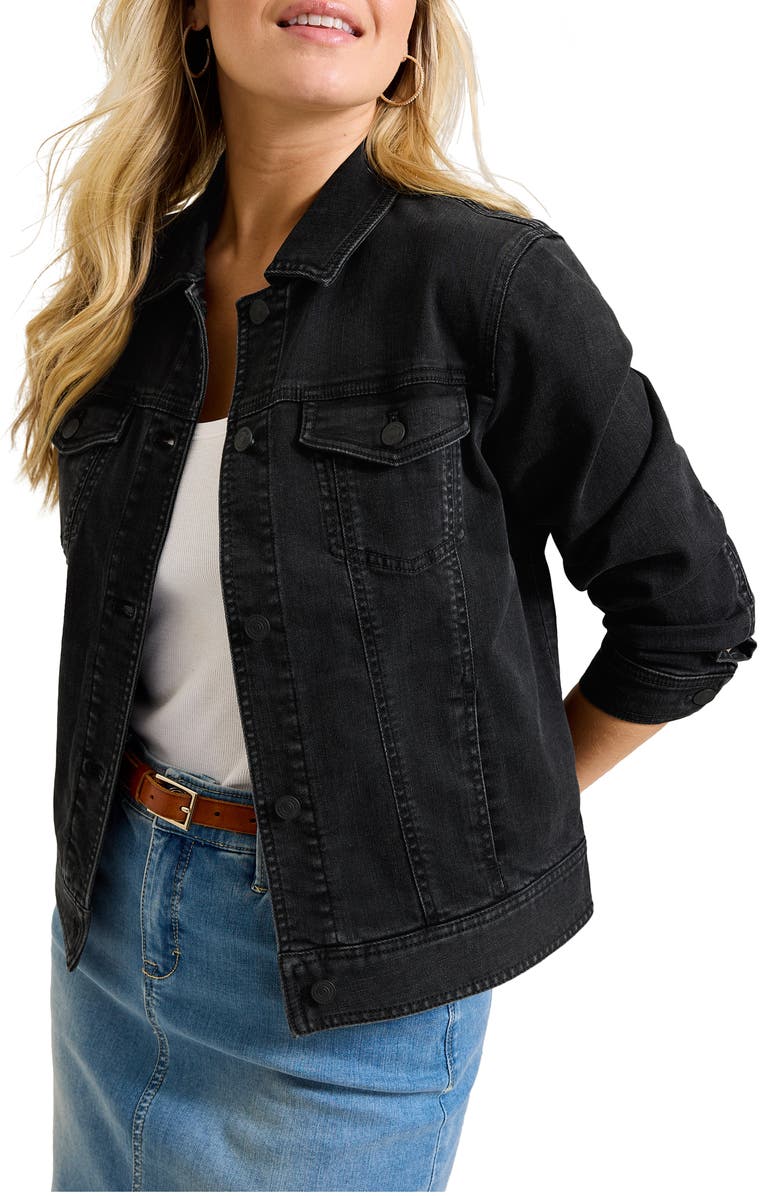 Tommy Bahama Denim Trucker Jacket, Alternate, color, 