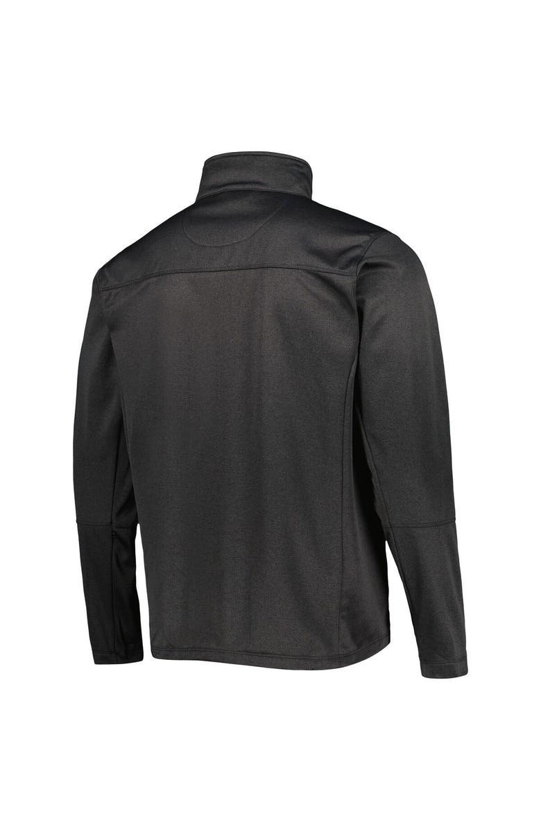 DUNBROOKE Men's Dunbrooke Heather Black Arizona Cardinals Freestyle Coated Tech Fleece Full-Zip Jacket, Alternate, color, 