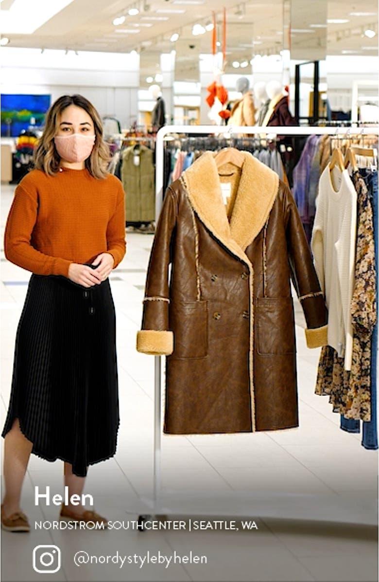 Faux Shearling Coat, sales video thumbnail