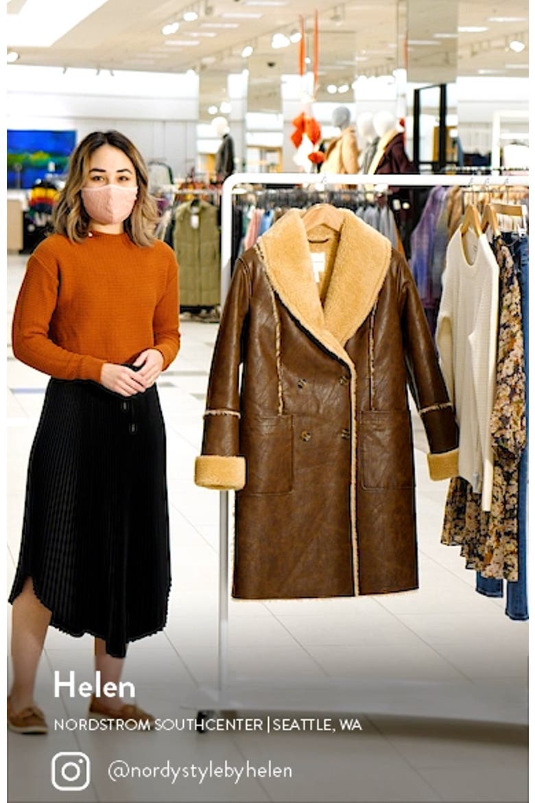 Faux Shearling Coat video