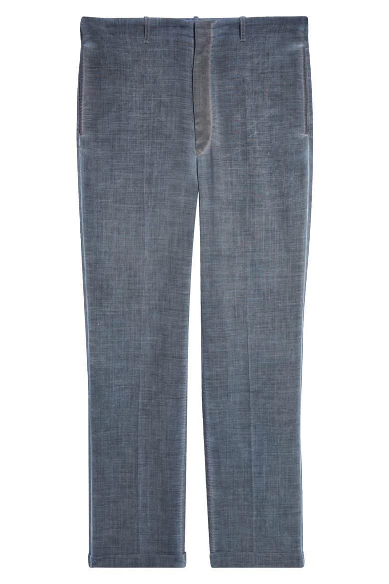 Double-Dyed Wool Trousers, Main, color, ARMY BLUE