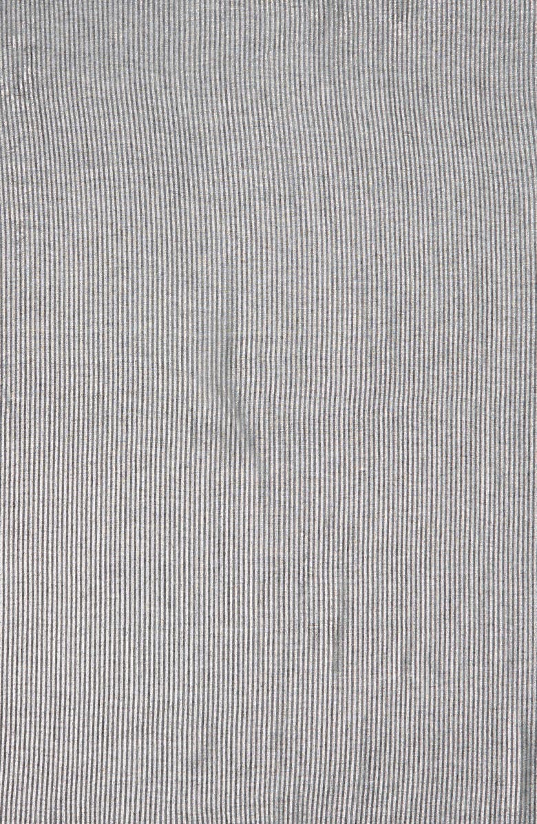 Rebecca Minkoff Large Metallic Stripe Square Scarf, Alternate, color,