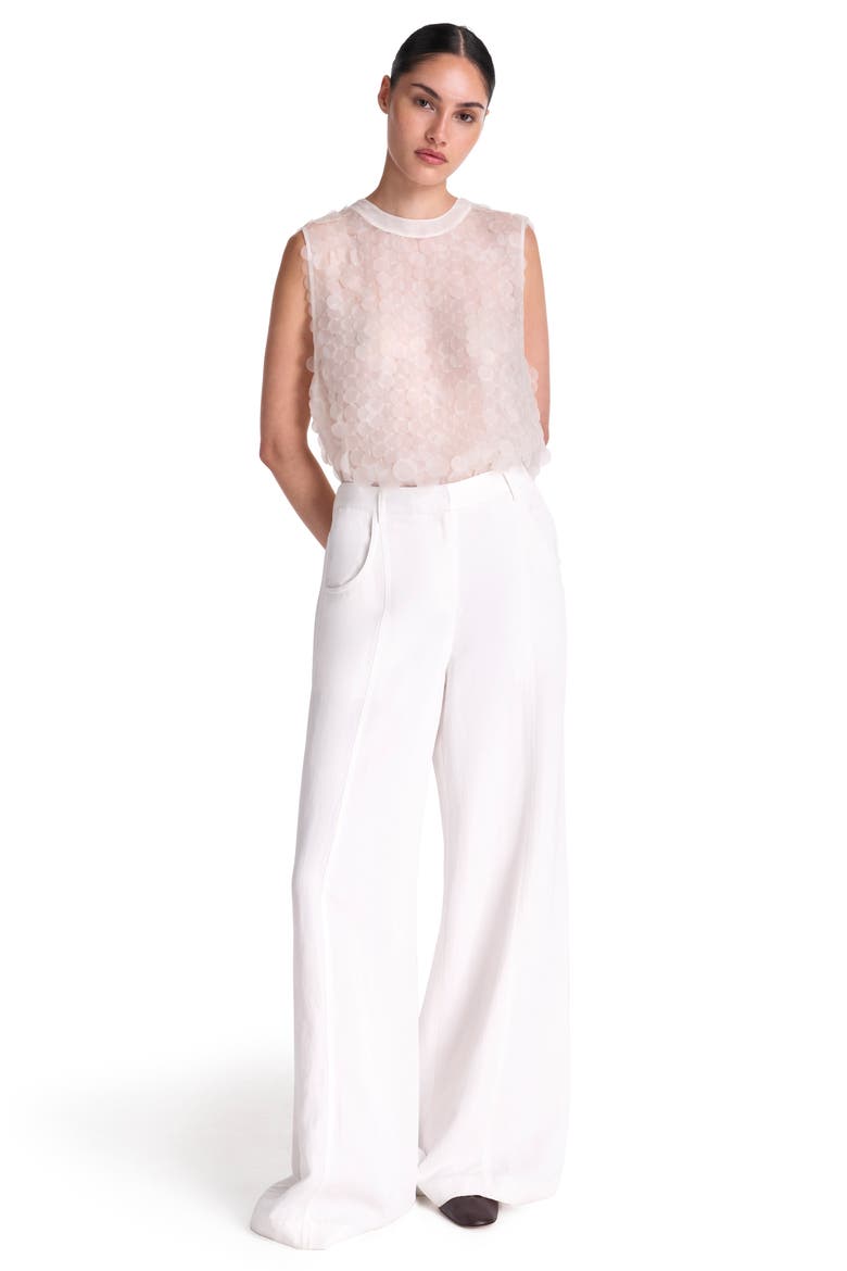 Dees Wide Leg Pants, Alternate, color, WHITE