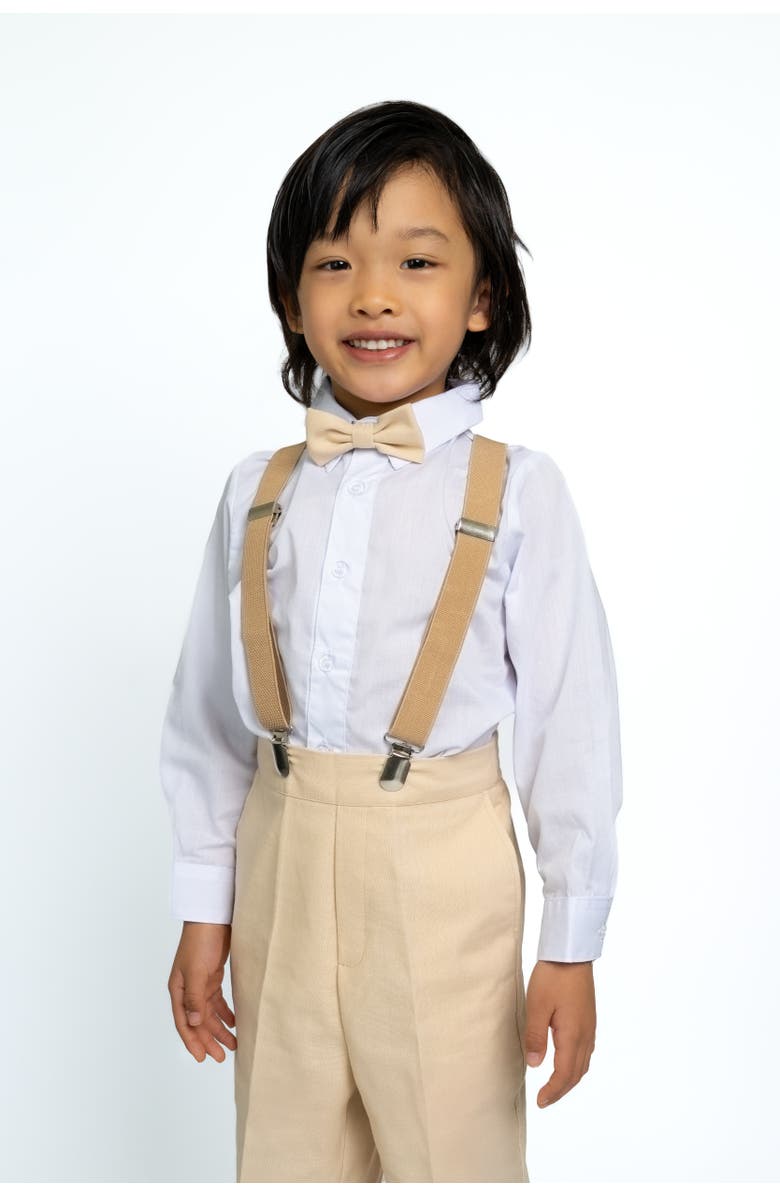 Peanut Butter Collection Kids' Barn Safari Wedding 4-Piece Linen Set, Alternate, color, Sand