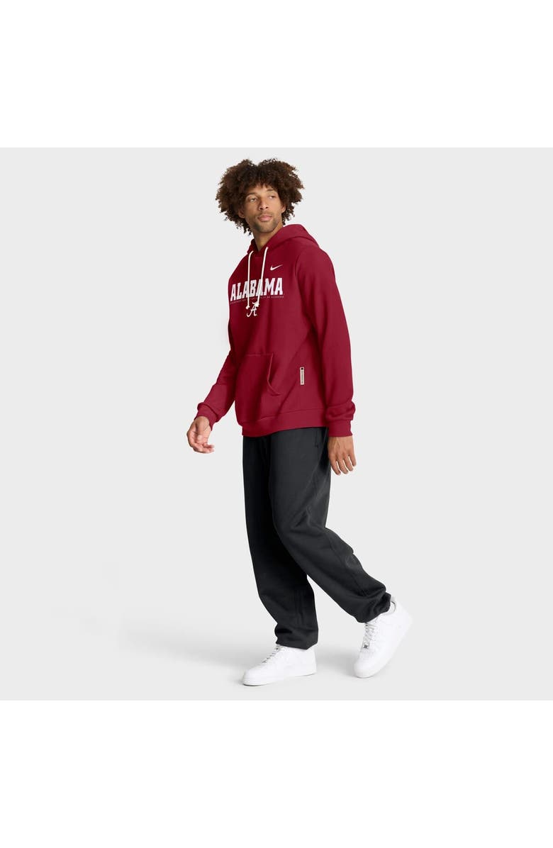 Nike Men's Nike Crimson Alabama Crimson Tide 2025 Sideline Standard Issue Dri-FIT Hoodie, Alternate, color, Crimson