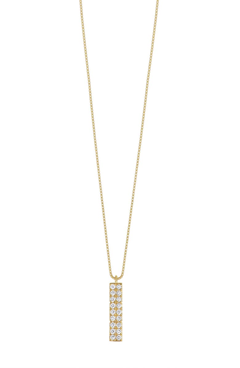 Bony Levy Diamond Bar Pendant Necklace - 0.2ct., Main, color, 18K Yellow Gold