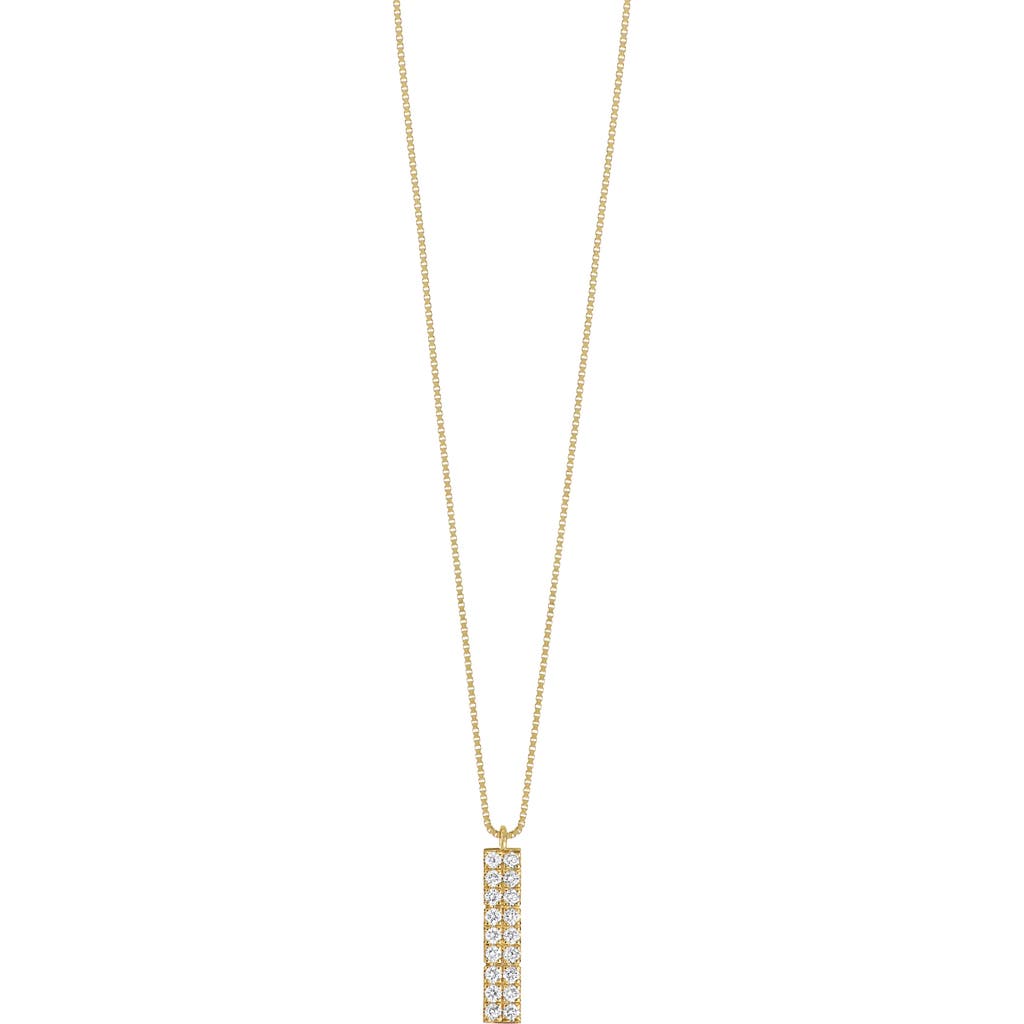 Bony Levy Diamond Bar Pendant Necklace In Gold