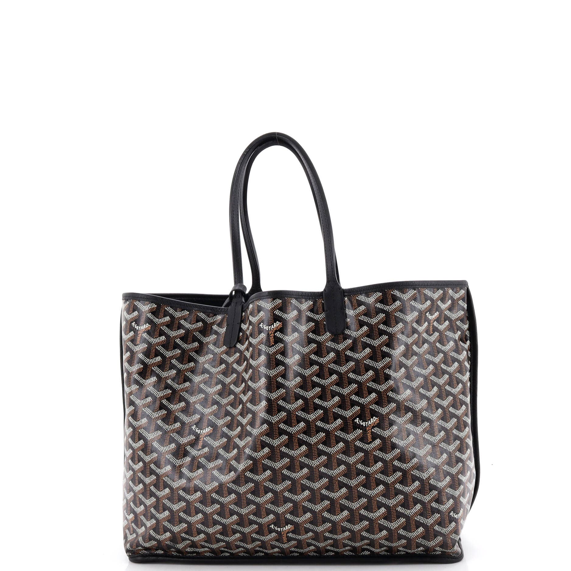 Anjou Reversible Tote Coated Canvas PM, Alternate, color, Black