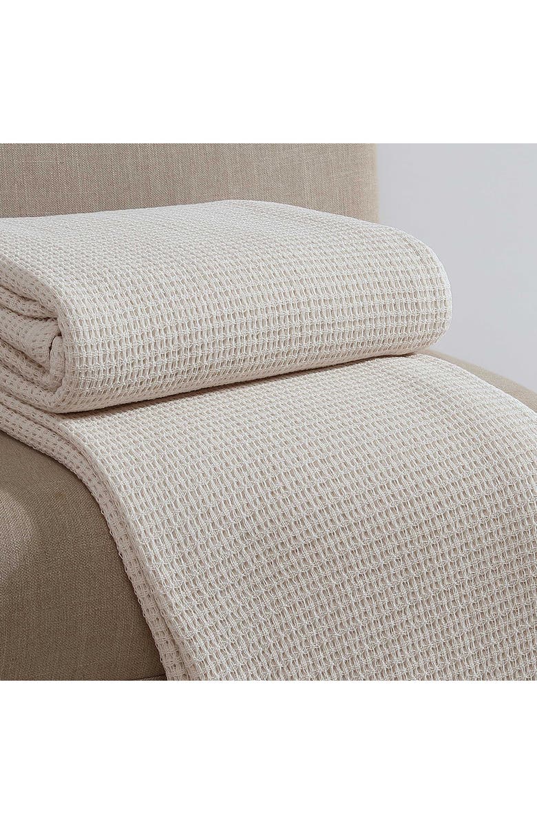 Calvin Klein Home Honeycomb Cotton Blanket, Alternate, color, 