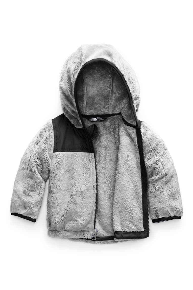 Oso Zip Fleece Hoodie, Alternate, color, MELD GREY