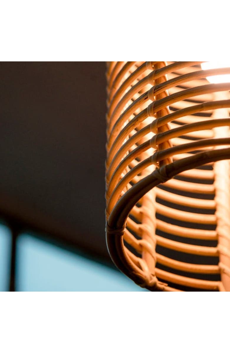 Wicker Village Oval Lampshade, Alternate, color, Natural