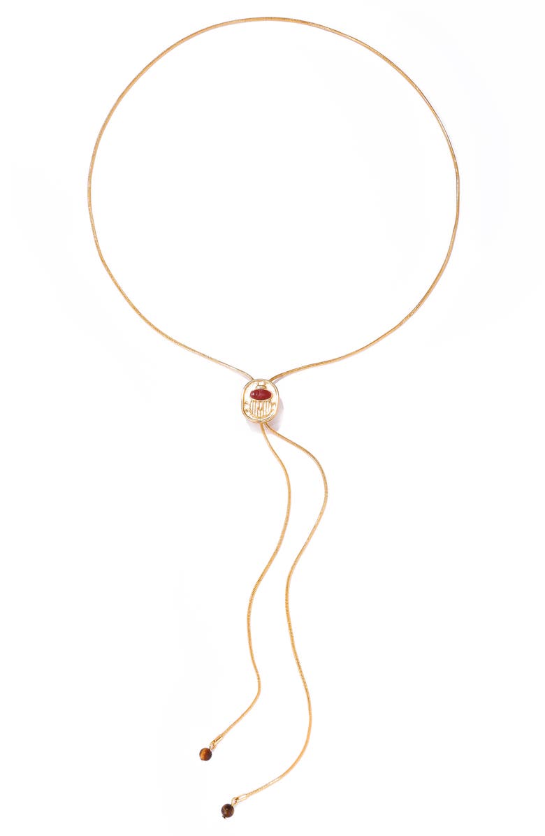 LA MENO Beetle Bolero Necklace, Alternate, color,