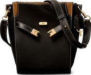 Tory Burch Lee Radziwill Leather Double Bucket Bag