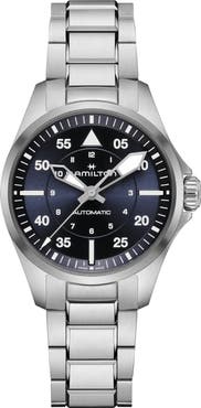 Hamilton Khaki Aviation Pilot Automatic Bracelet Watch, 36mm