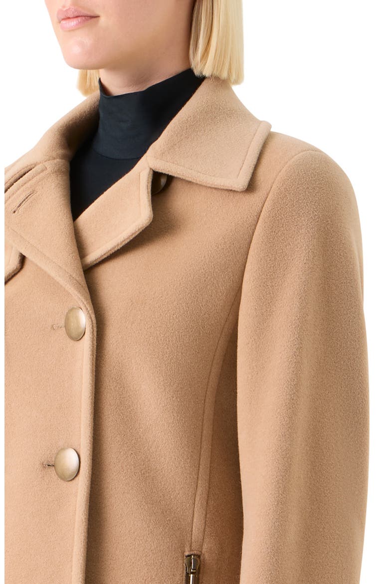 Wool Blend Peacoat, Alternate, color, MALT