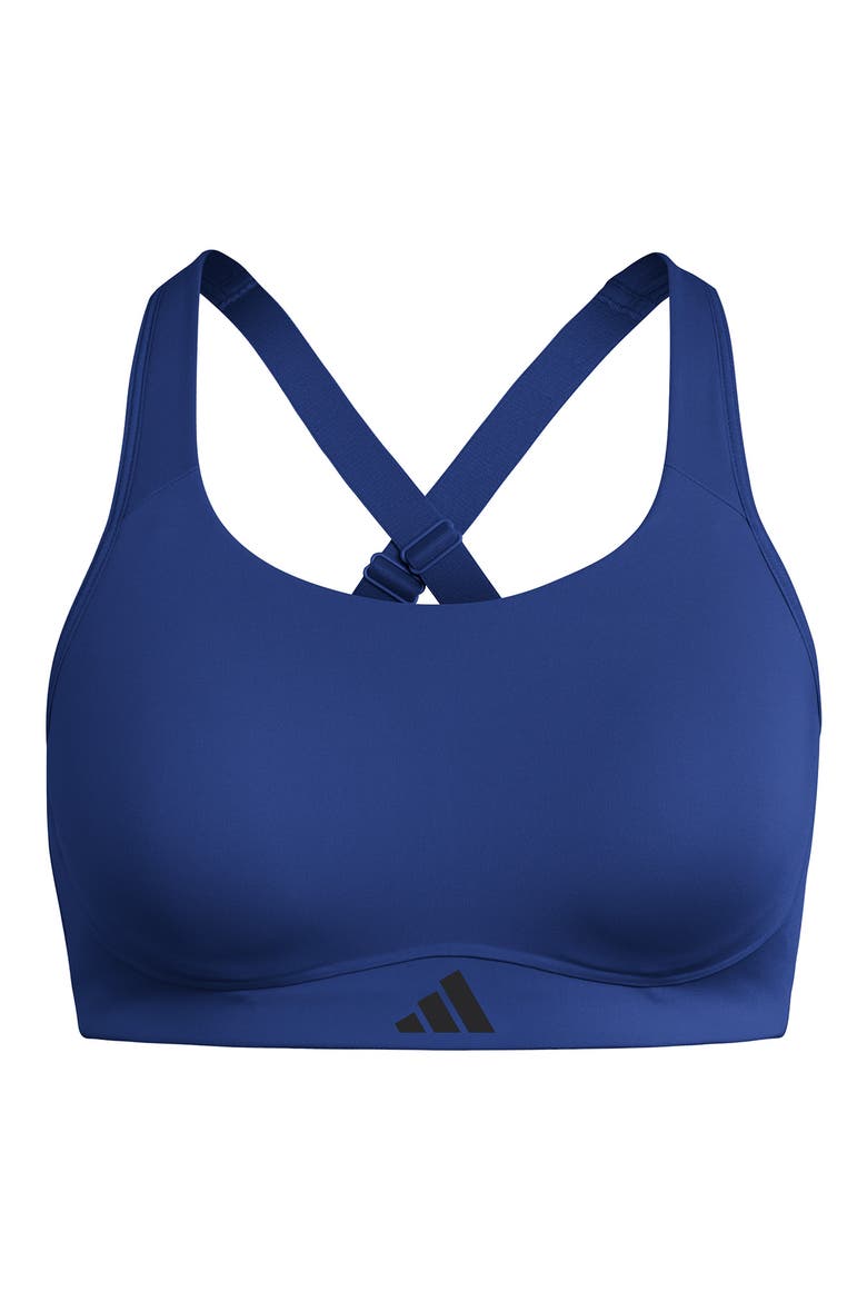 Optime Workout High Support Sports Bra, Alternate, color, DARK BLUE