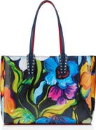 【Christian Louboutin】 Cabata Small floral leather tote bag Cabata Small floral leather tote bag in multicoloured