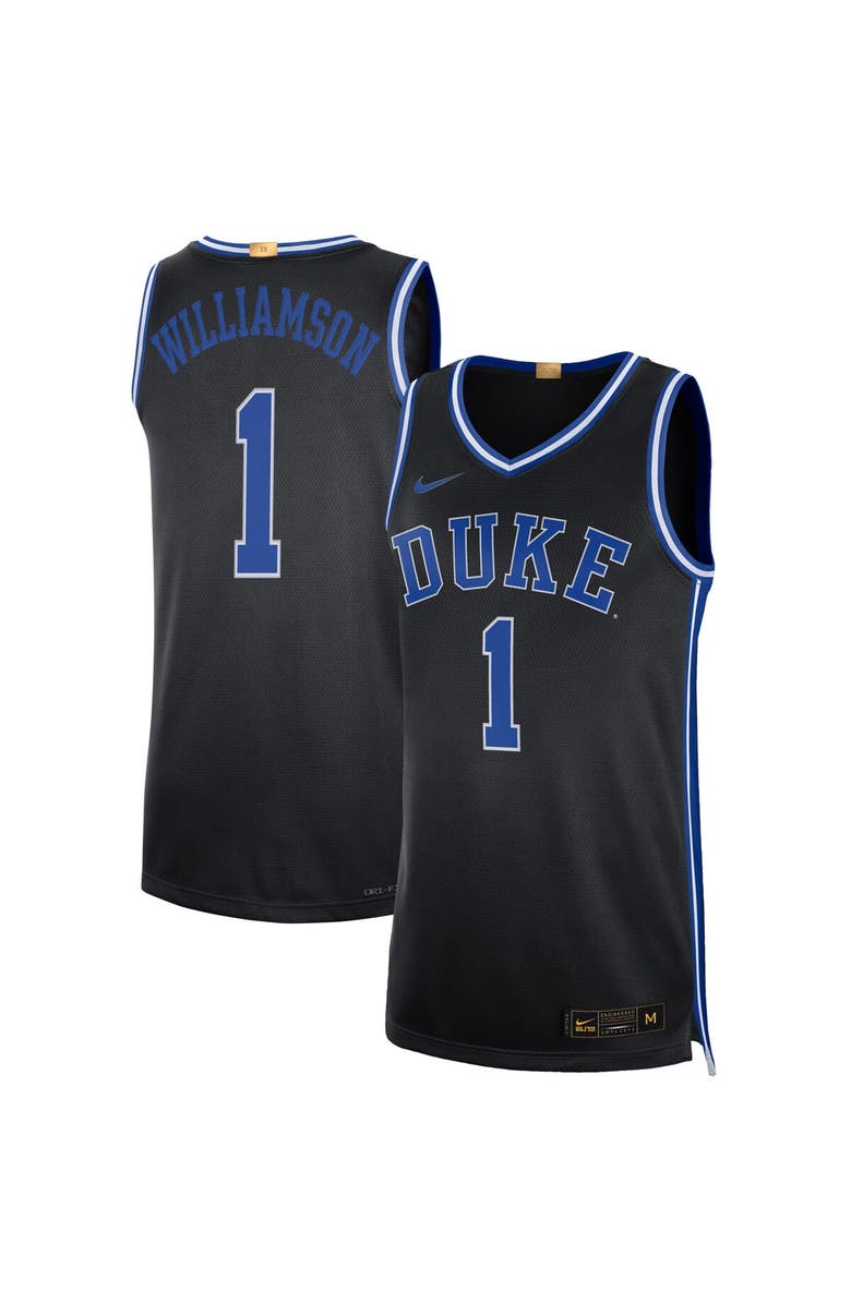 Nike Men's Nike Zion Williamson Black Duke Blue Devils Alumni Player Limited Basketball Jersey, Main, color, Black