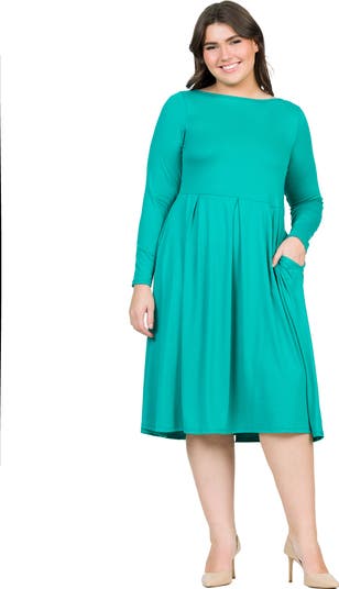 navy blue casual dress with sleeves Imitation Pearl Detail Crepe Sheath Dress In Navy Sateen