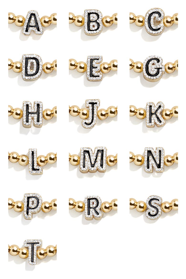 Eileen Pisa Initial Bracelet, Alternate, color, GOLD C