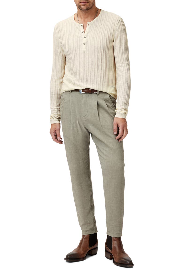 Araujo Regular Fit Rib Henley, Alternate, color, MARBLE