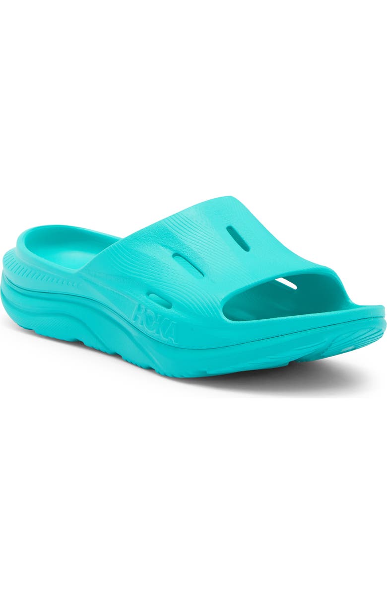 HOKA Ora Recovery Slide 3 Sandal, Main, color, Ceramic / Ceramic