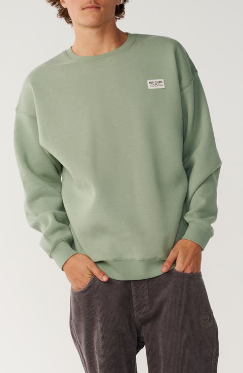 Pacific Rinse Graphic Cotton Blend Sweatshirt