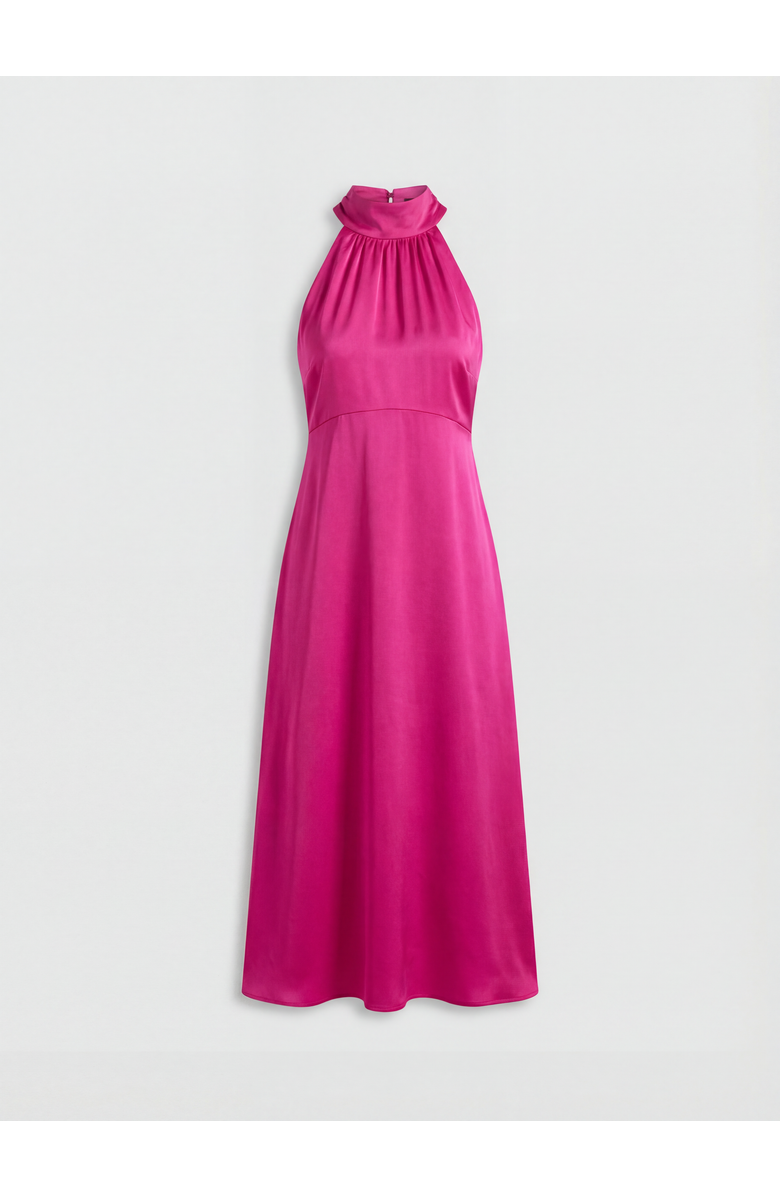Oasis Midi Bridesmaid Midi Dress, Alternate, color, Bright Pink