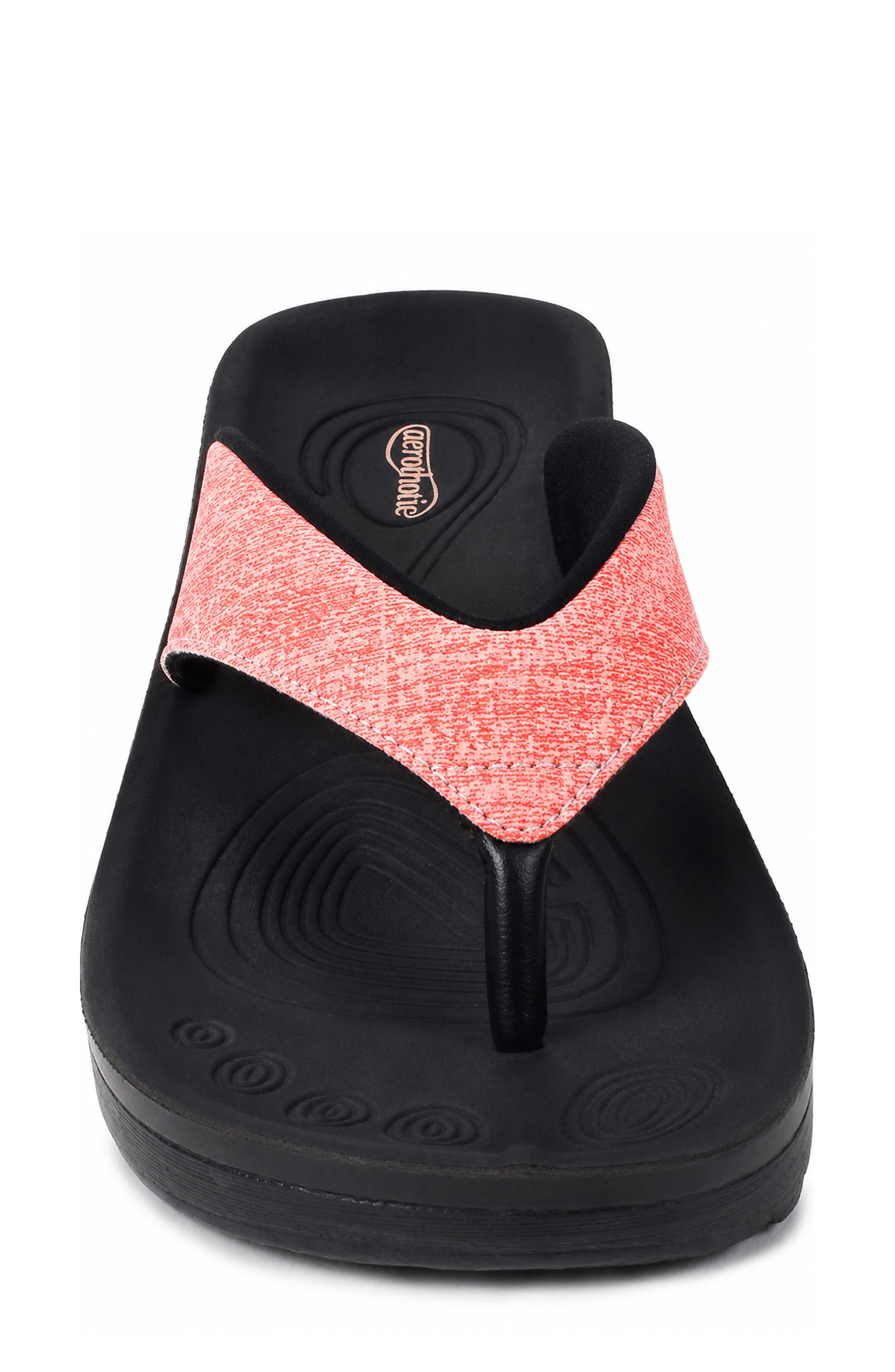 Mellow Vibe Flip Flop, Alternate, color, PEACH