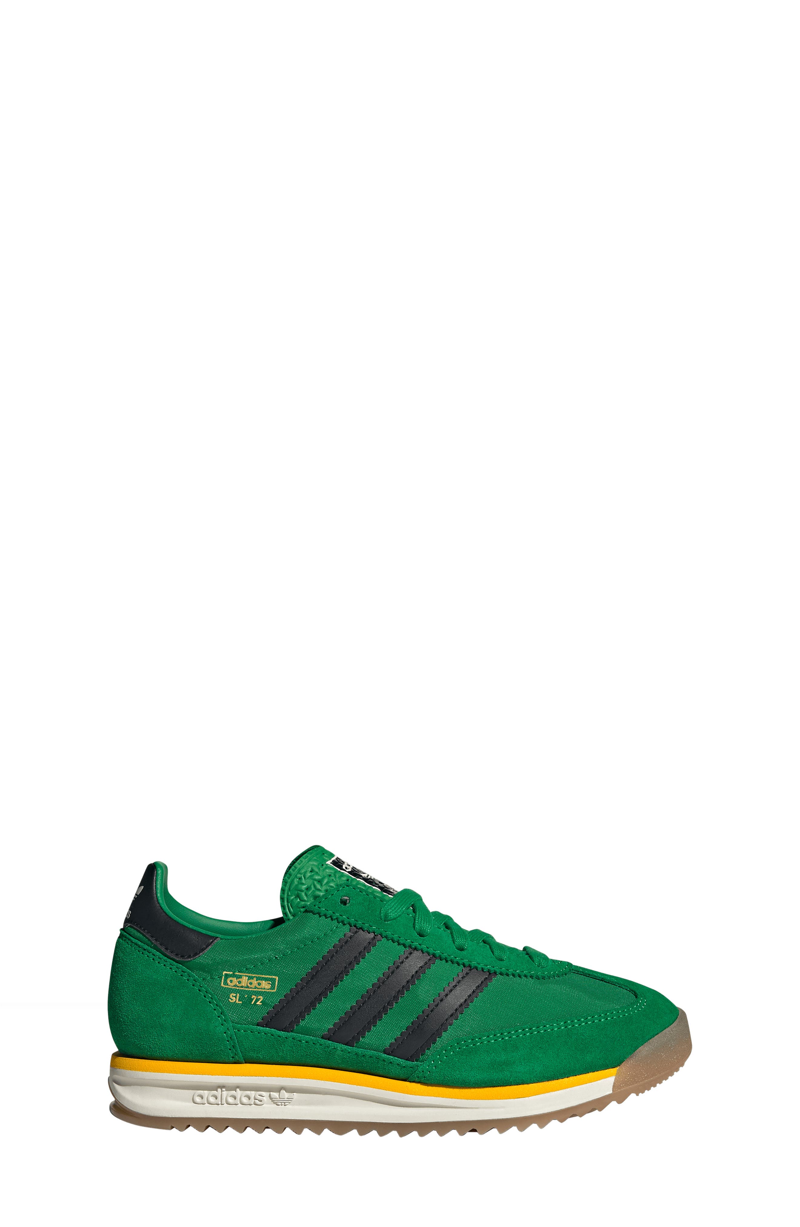 adidas Kids' SL 72 RS Sneaker, Alternate, color, Green/ Black/ Crew Yellow